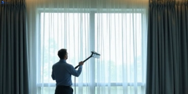 Commercial drapes cleaning service garden-city-vic hotels offices